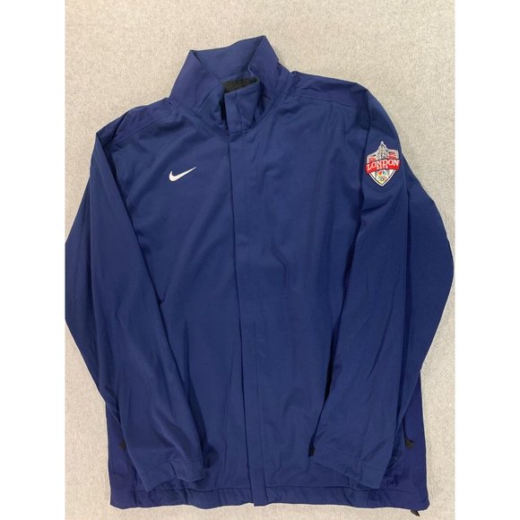 Nike London 2012 Summer Olympics TECH‎ Jacket (Men's Large) Blue - Picture 1 of 13